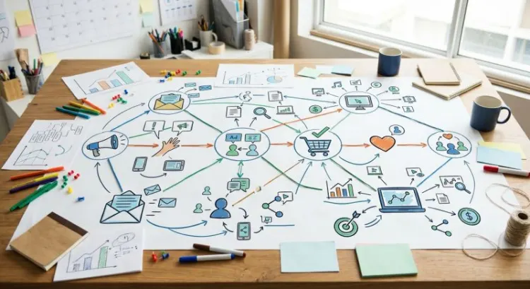 Planifier une campagne multicanal : parcours client, KPI et attribution